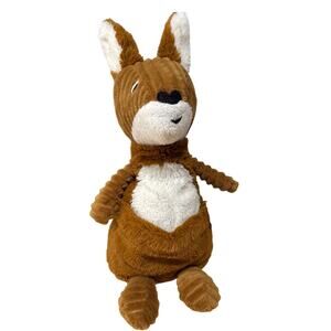 Les Déglingos Ptipotos Kangaroo Plush w Pouch No Baby Joey Stuffed Animal Stuffy